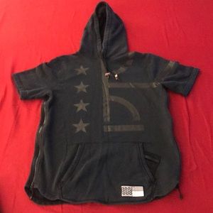 NIKE MEN AIR PIVOT V3 HOODIE (BLACK) short sleeve